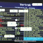 ベルギー 電車の時刻表の見方
