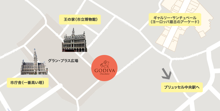 godiva-gland-place-map