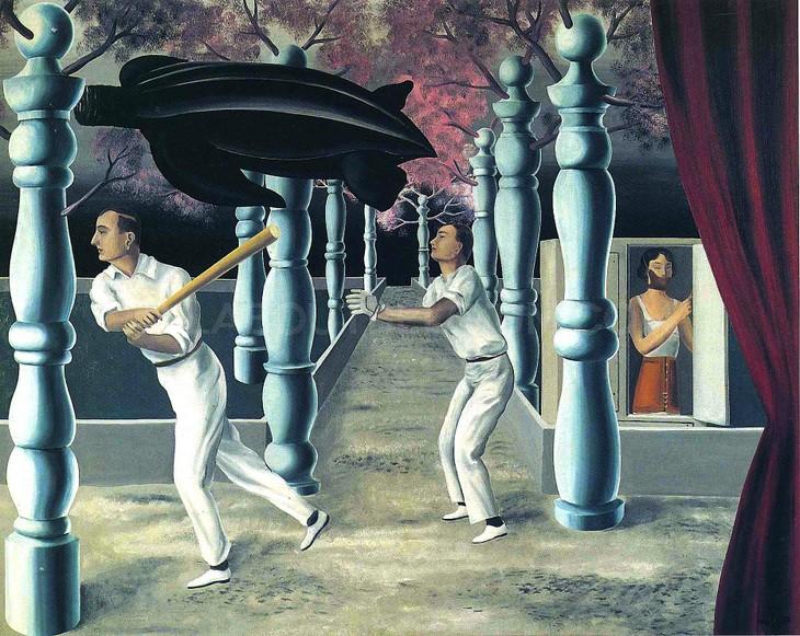 René Magritte. Le Joueur secret (The Secret Player). Brussels, 1927