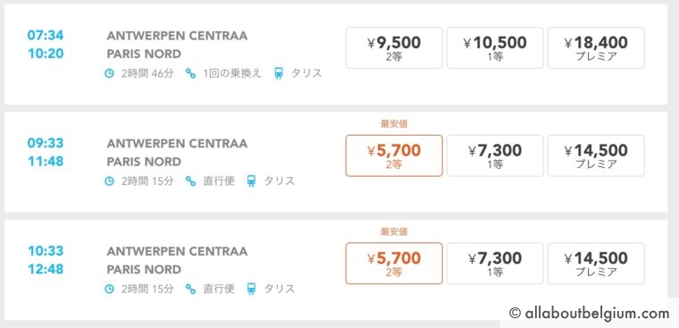パリからベルギー アントワープへの行き方 ベルギー観光旅行と生活情報サイト Belplus