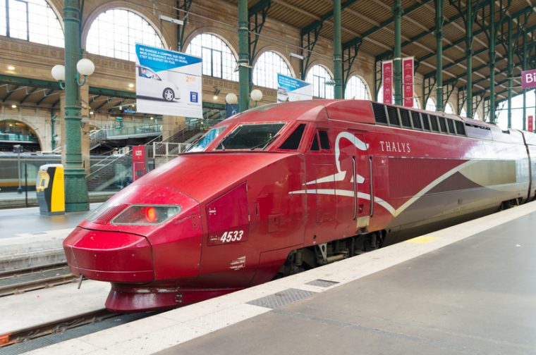 タリスはベルギーとフランスを結ぶ高速電車で、通勤にも使われています。