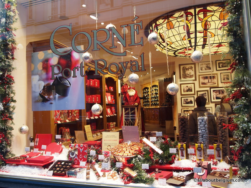 ベルギーチョコレート店ではクリスマス限定品も販売中