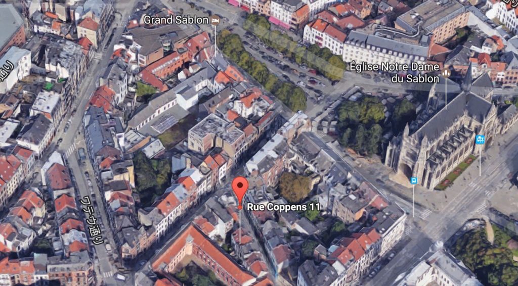 ロケーションの良さを伝えるべく、またまた地図でご紹介。すぐ上がサブロン広場、右側にサブロン教会が見えます。