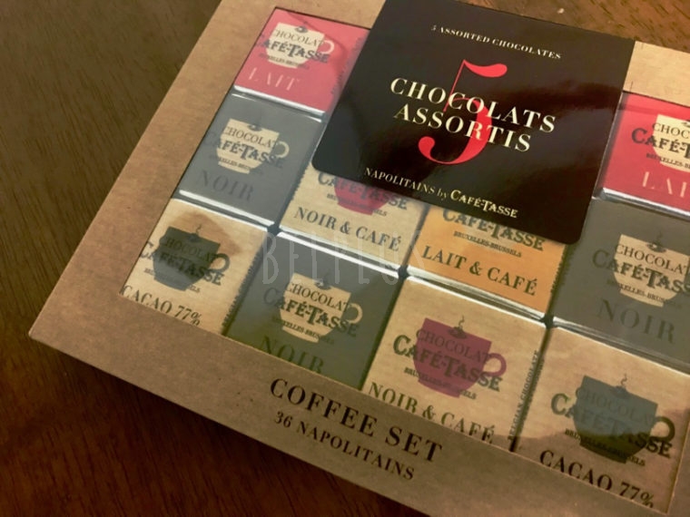 カフェタッセのチョコレートは、コーヒーに会うセレクション
