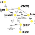 ブリュッセルからブルージュまでの鉄道時刻表